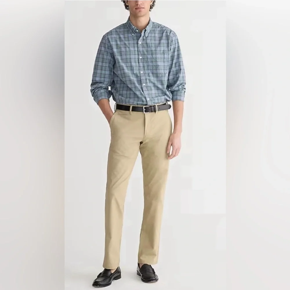 NWT J. Crew: 770™ Straight-fit Tech Pant For Men in Khaki, Size W36 X L32